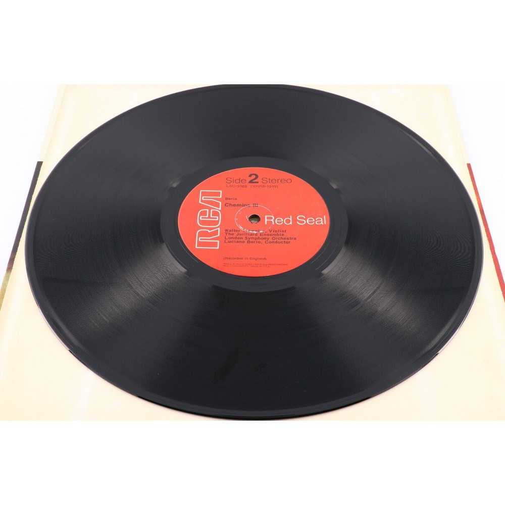 Berio, Walter Trampler, Sequenza VI/Chemins II/Chemins III 1970 LP Vinyl Record - Picture 9 of 10
